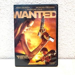 Movie: WANTED: Angelina Jolie, Morgan Freeman, James McAvoy. EUC DVD.